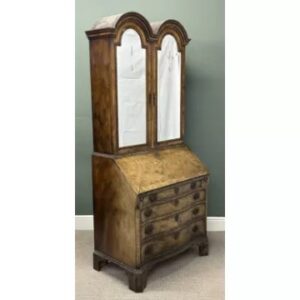 georgian walnut twin dome