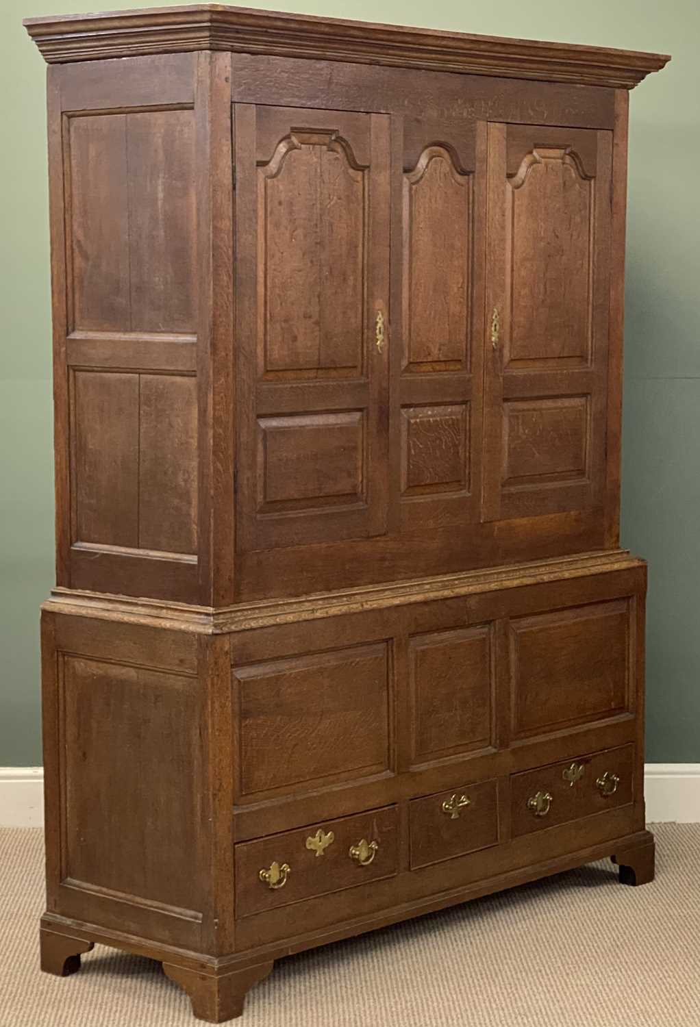 early 19th century welsh oak linen cupboard early 19th century welsh oak linen cupboard