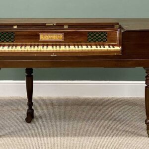john broadwood & sons, london rosewood cased square piano, 85 (h) x 174 (w) x 66cms (d)