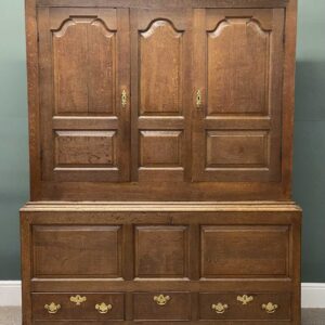 early 19th century welsh oak linen cupboard