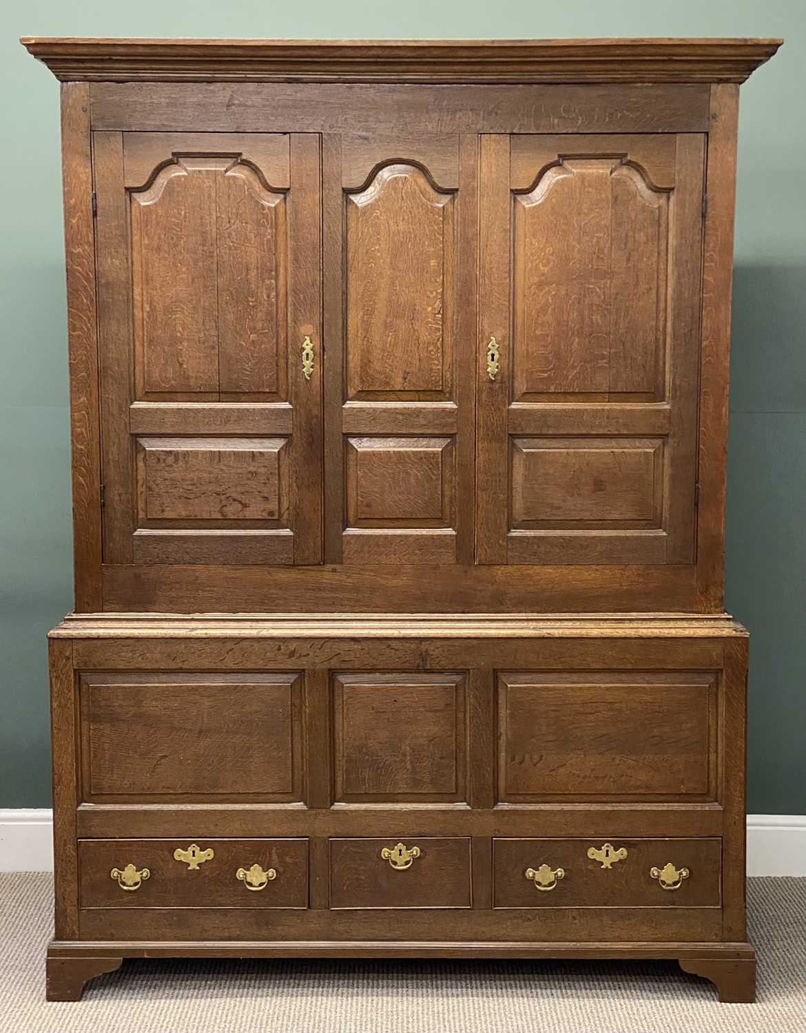 early 19th century welsh oak linen cupboard early 19th century welsh oak linen cupboard